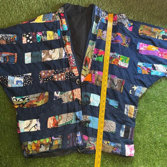 Patchwork Cozy Cotton Phoebe Buffay Jacket - Picture 6 of 7